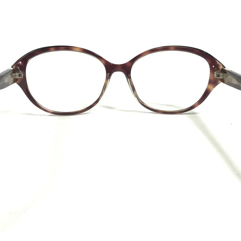 Anne Klein Eyeglasses Frames AK7030 206 MOCHA TORTOISE Round Full Rim 54-17-130